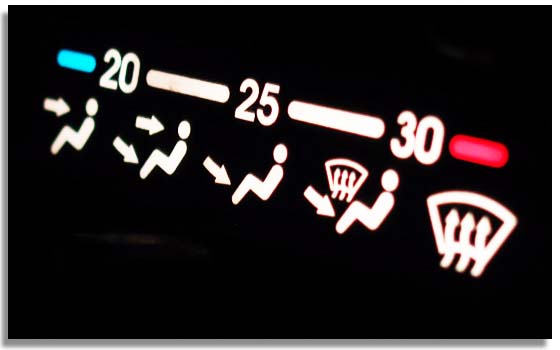 La temperatura interior del coche influye en el consumo.