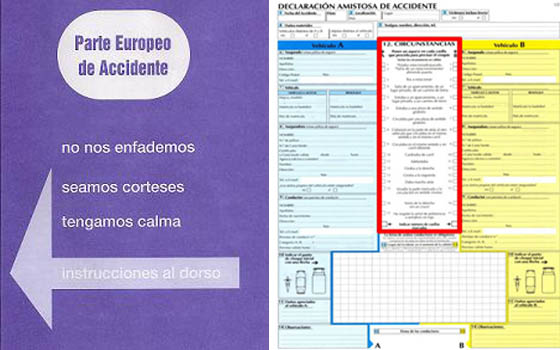 C Mo Rellenar Un Parte Amistoso De Accidente Pepecar