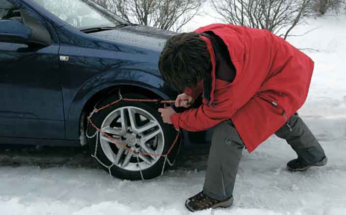Cadenas para nieve: Cómo ponerlas en tu coche - Pepecar