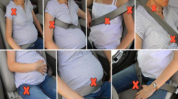cinturón de seguridad en embarazadas - pepecar